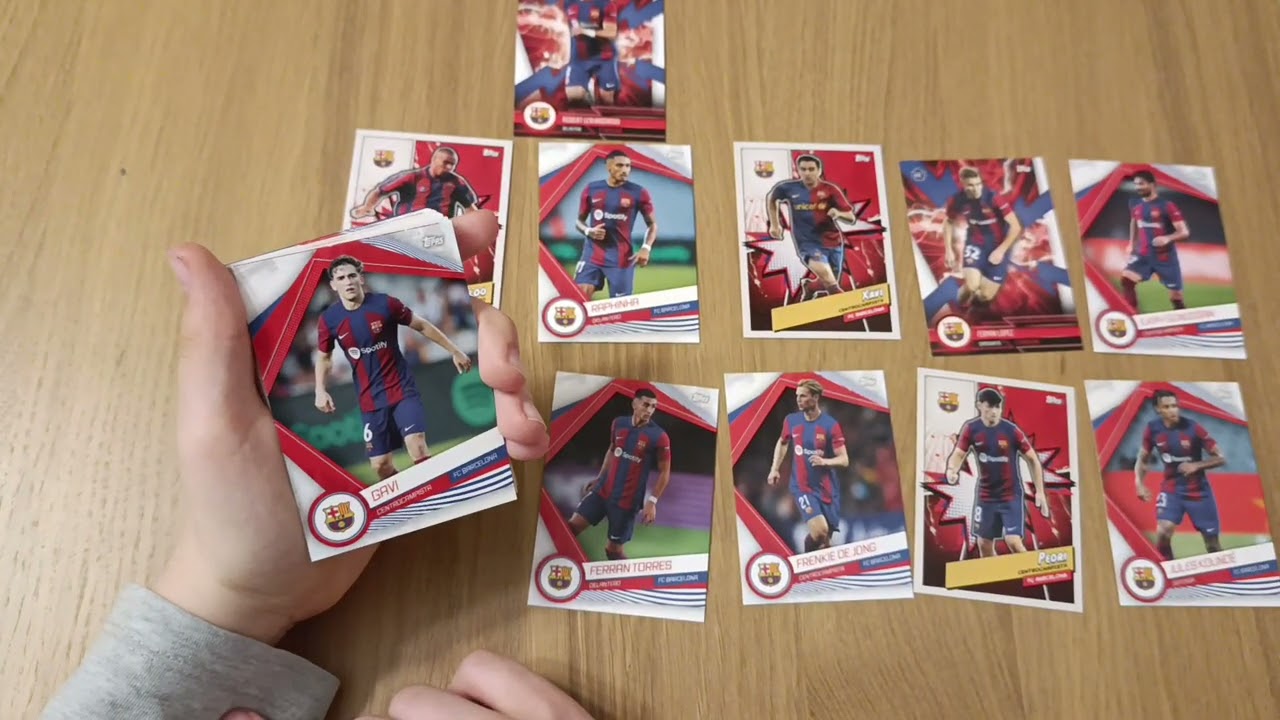 Fc Barcelona Topps Fan Set 2023/2024. Trafiamy numerowaną kartę!