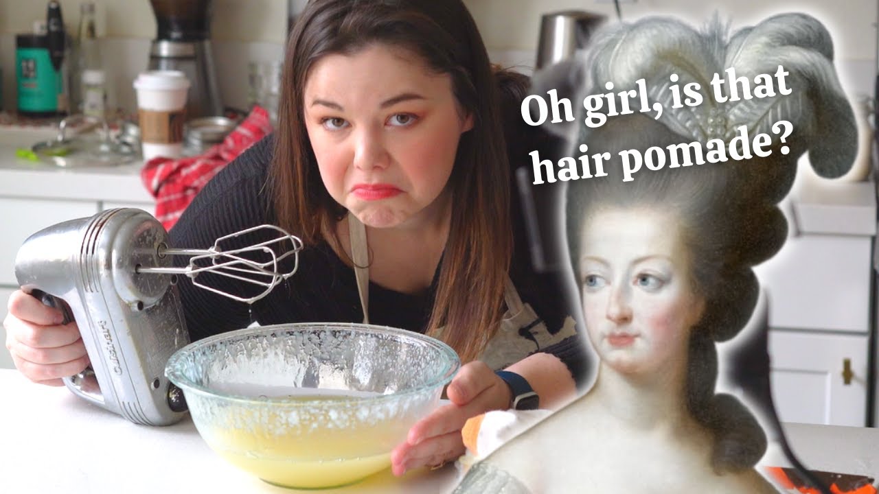 I made 250-year-old Hair Products Using Original Recipes (and animal fat...)