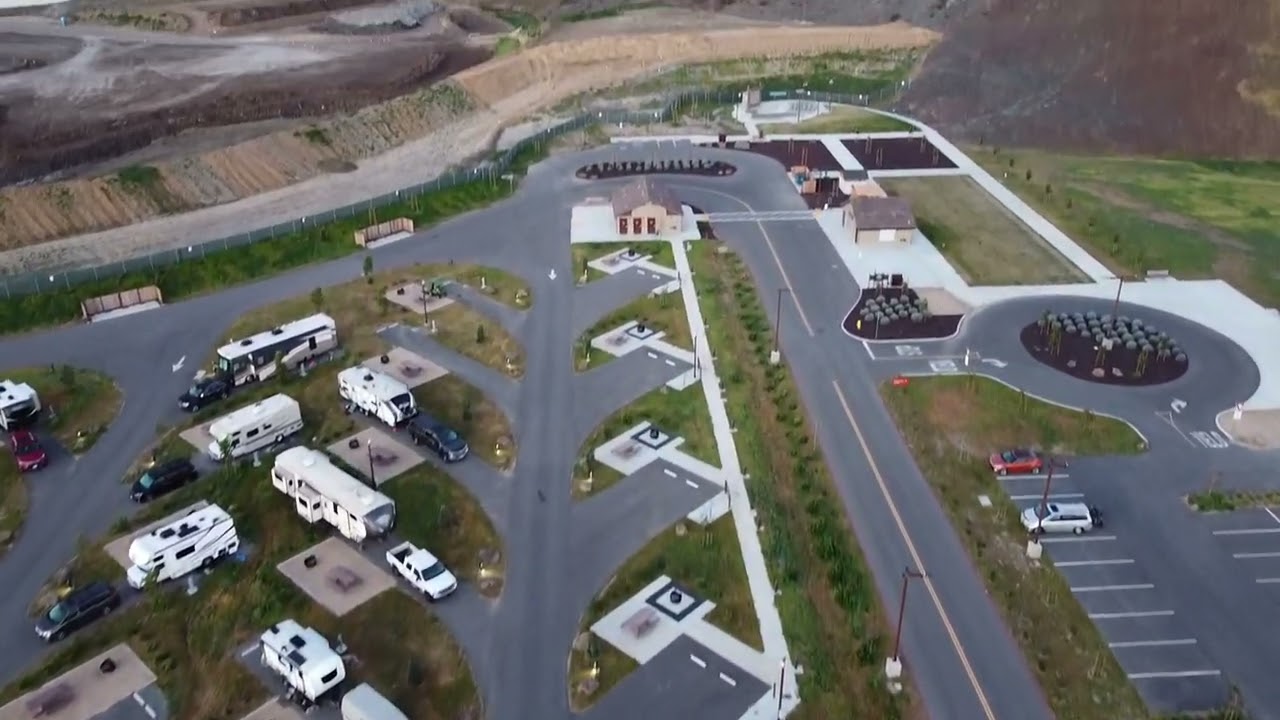 Dumbarton Quarry Campground by the Bay aerial tour