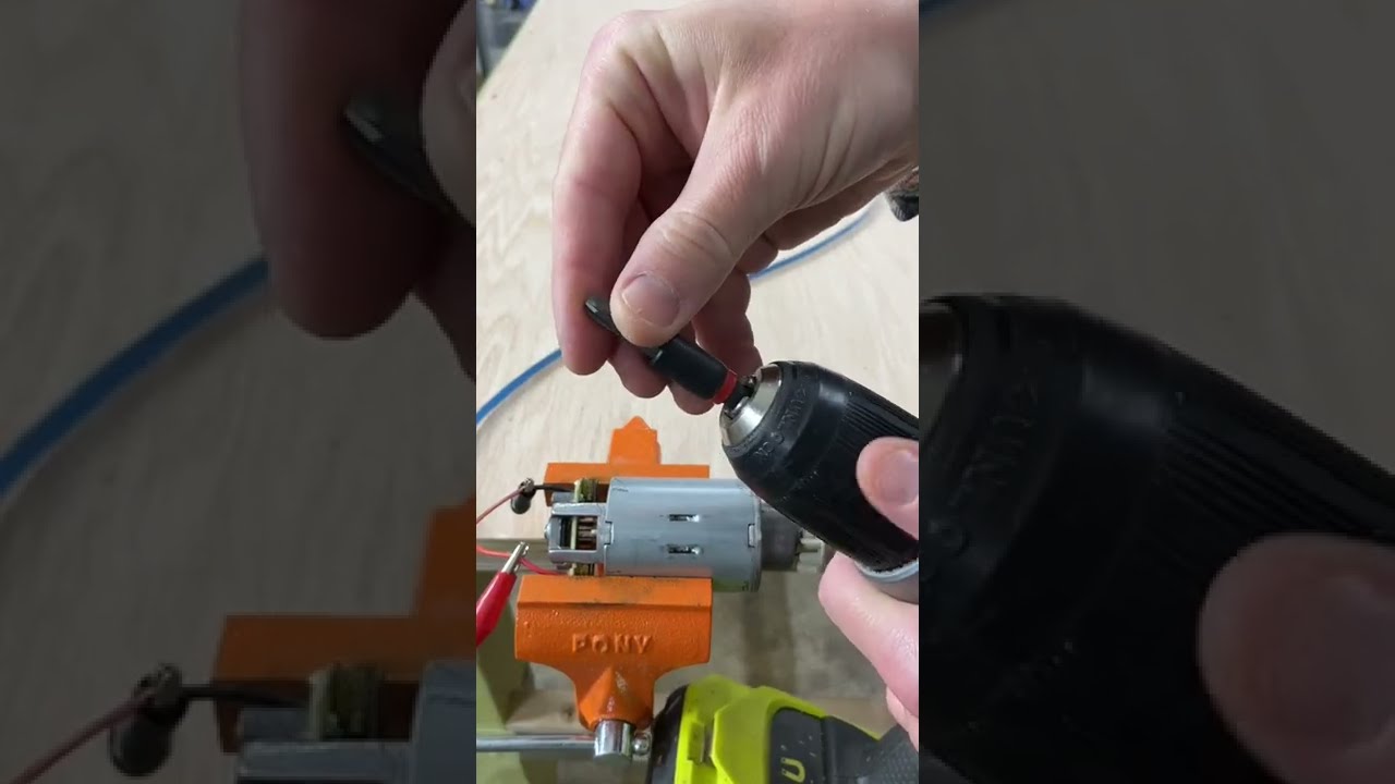 DC motor as generator