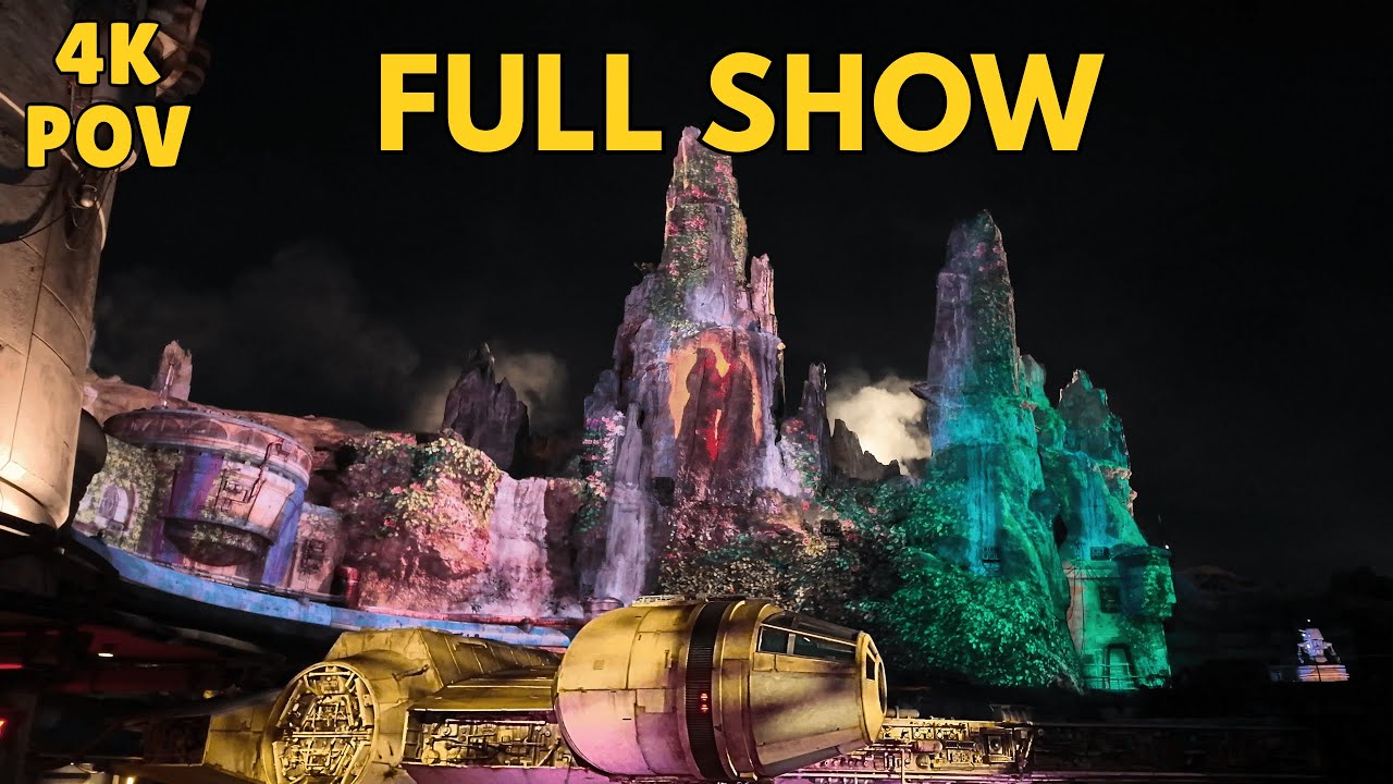 [4K 60FPS] Shadows of Memory Full Show at Disneyland | Star Wars 2026 | POV
