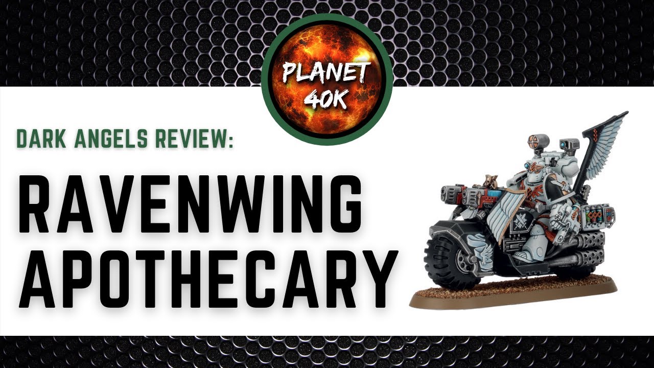 Ravenwing Apothecary CHEESE - Dark Angels - Space Marine Review / Tactics  - Warhammer 40k