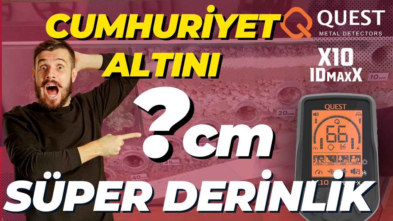 QUEST X10 IDMAXX Dedektör Test Videosu - Fiyat Performans Derin Dedektör #dedektör #definededektoru
