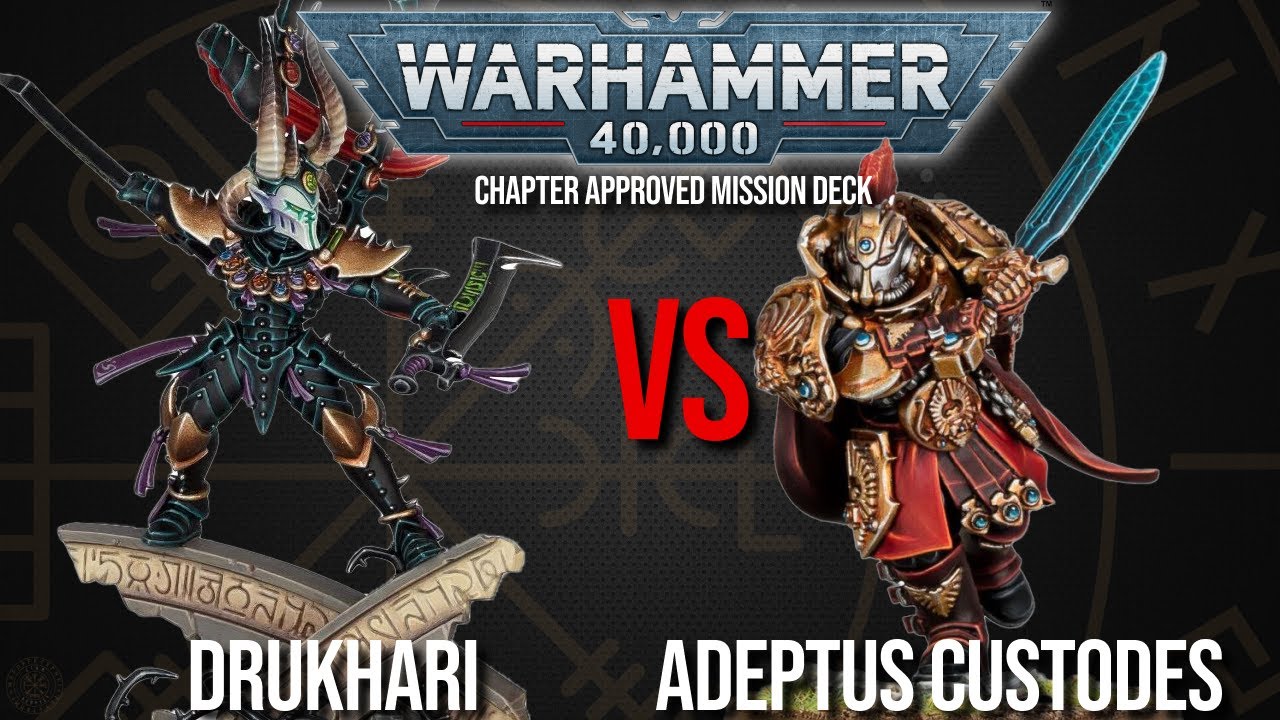 BRAND NEW Drukhari Vs Adeptus Custodes - Warhammer 40k 10th Edition