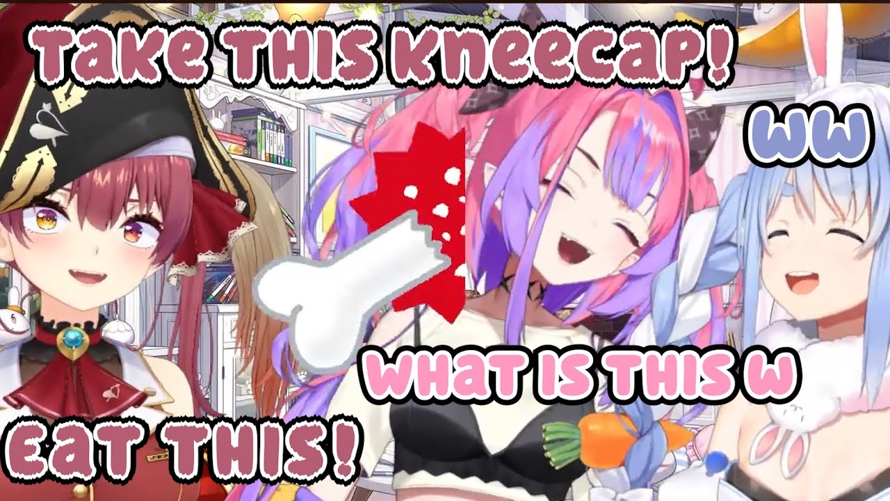 Marine Stabs Vivi with a Kneecap After Vivi Flaunts PekoVivi w【Eng Sub Hololive】