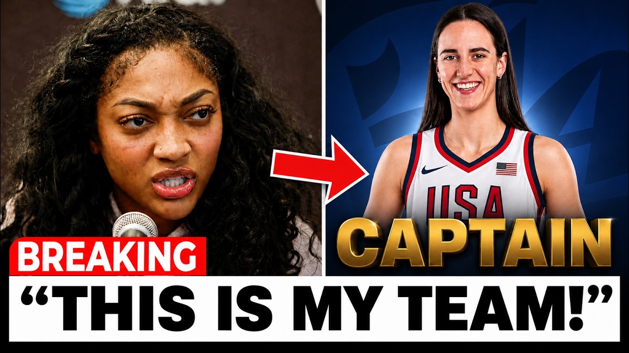 Angel Reese THROWS MAJOR TANTRUM As Caitlin Clark IS TEAM USA CAPTAIN WHILE SHE IS BENCHED!