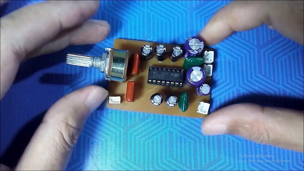 Mini Stereo Amplifier with IC TEA2025B