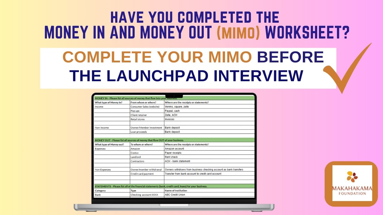 Money In and Money Out Worksheet to Get Organized