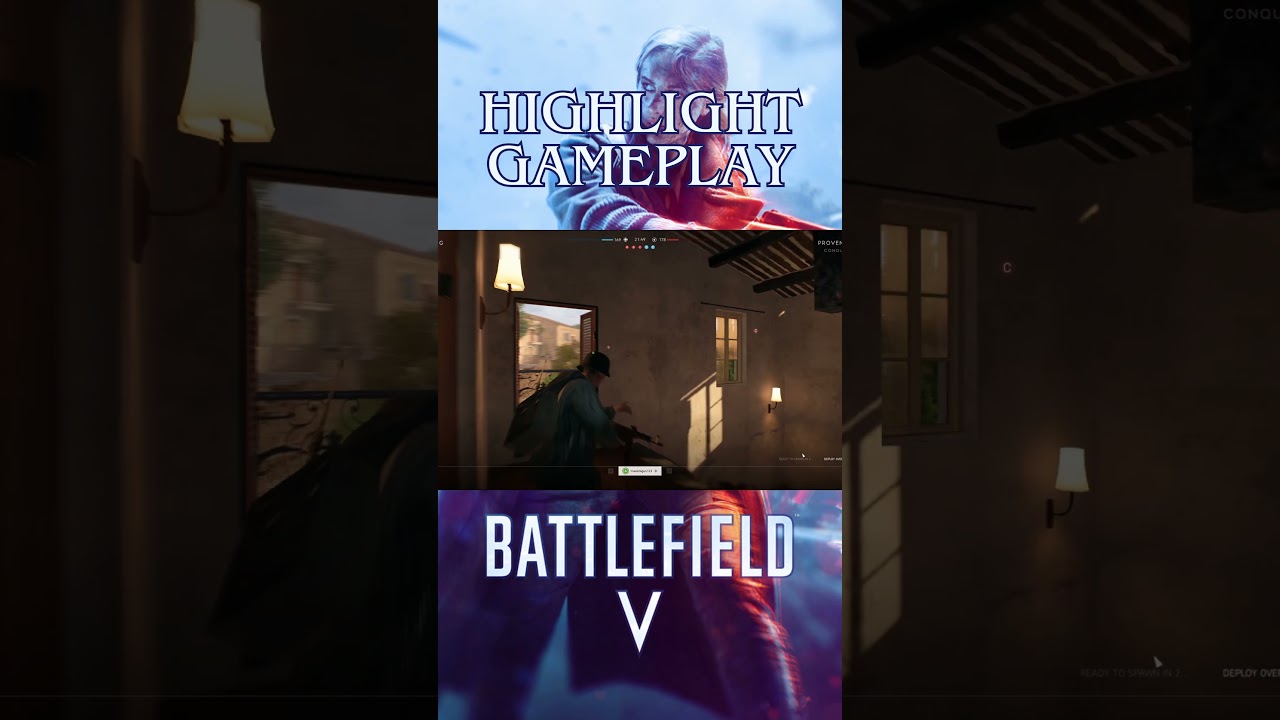 Highlight Gameplay BF5 #tanutuy  #mothzeralla #longsaktee #battlefieldv #funny #gaming