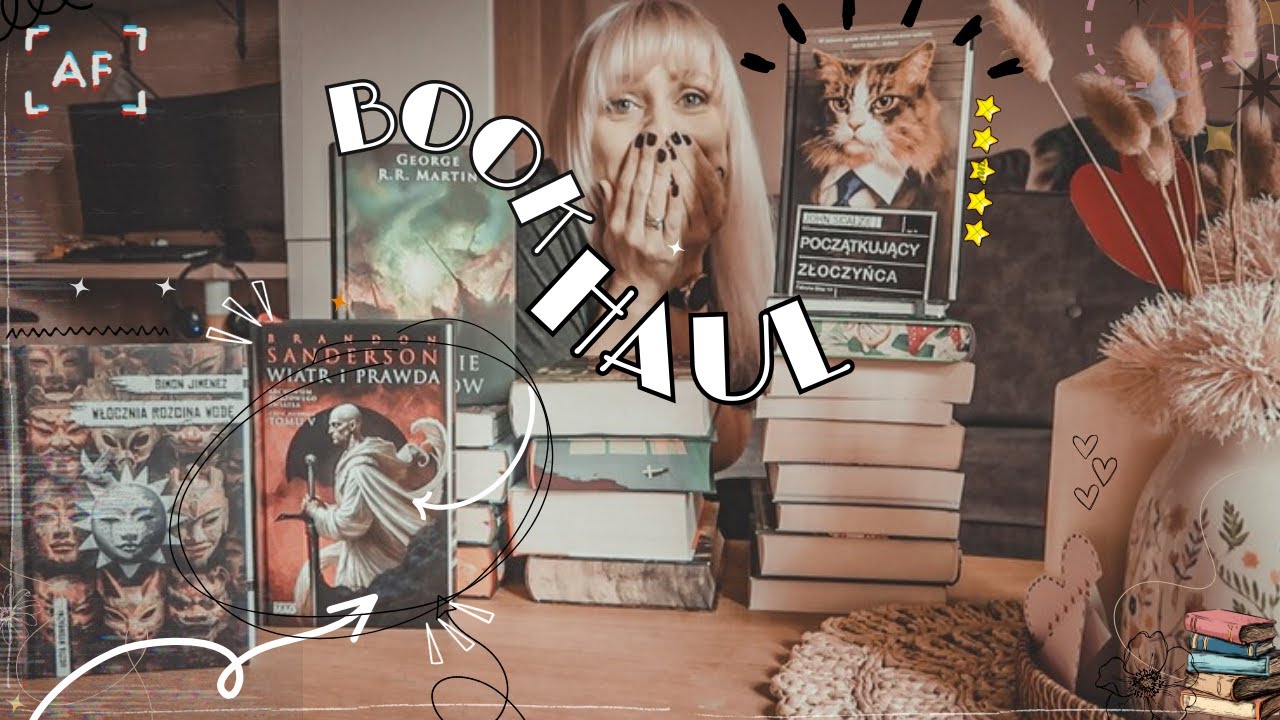 BOOKHAUL📚💰💸 dużo NOWYCH książek 😅🥰 mam swojego nowego Sandersona!!  Reading Journal ? 🫣🫢