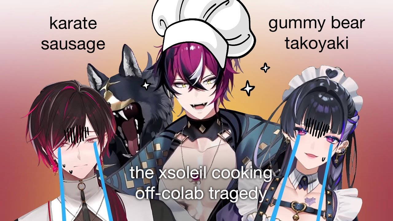 Meloco & Ver Teaching Doppio to Cook but Suffering Instead | NIJISANJI XSOLEIL Best Moments