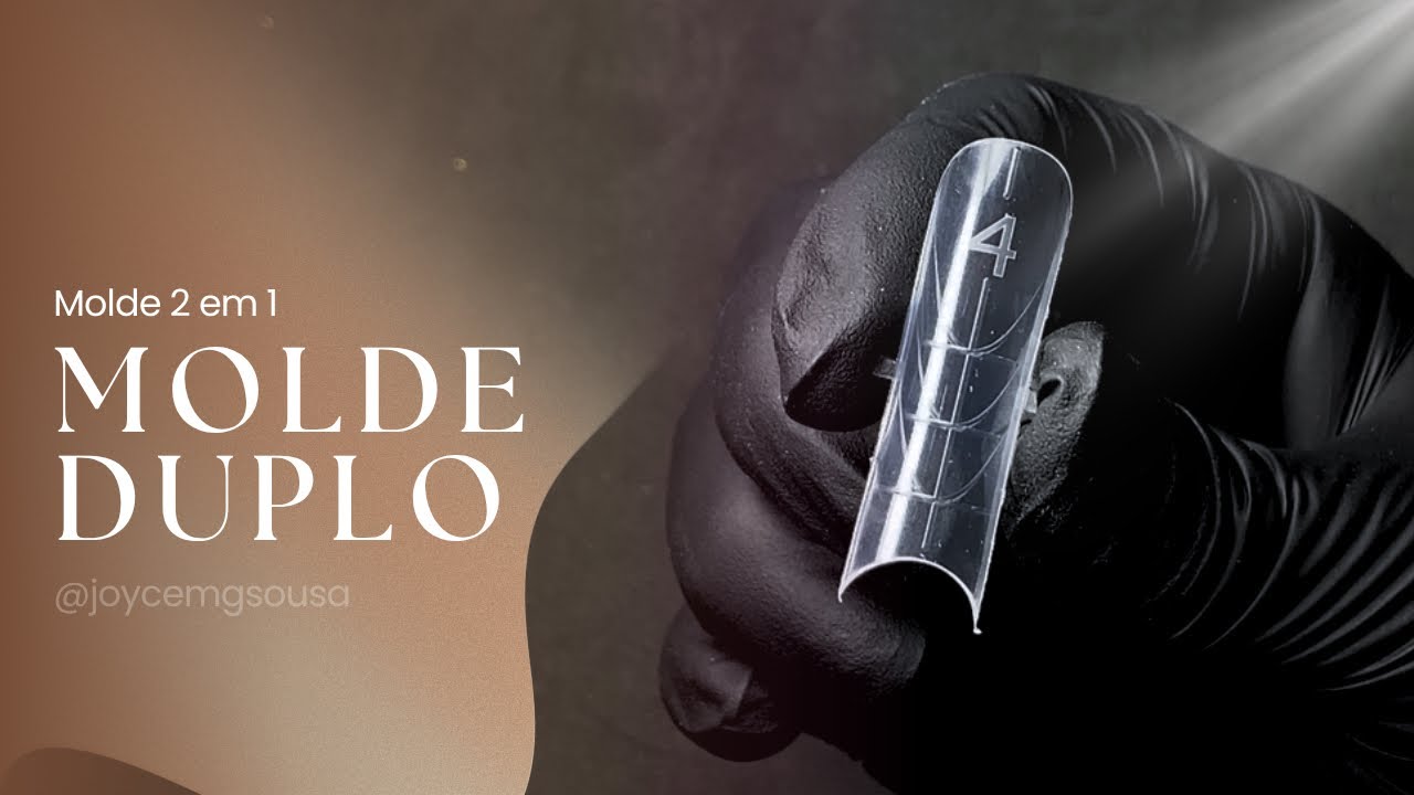 Molde 2 em 1 - Duplo russo e f1 | Alongamento de Unhas - Unhas em Gel - Nail Designer
