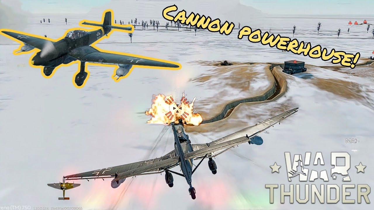 JU 87 D5 most equiped plane with cannons ingame War Thunder Mobile