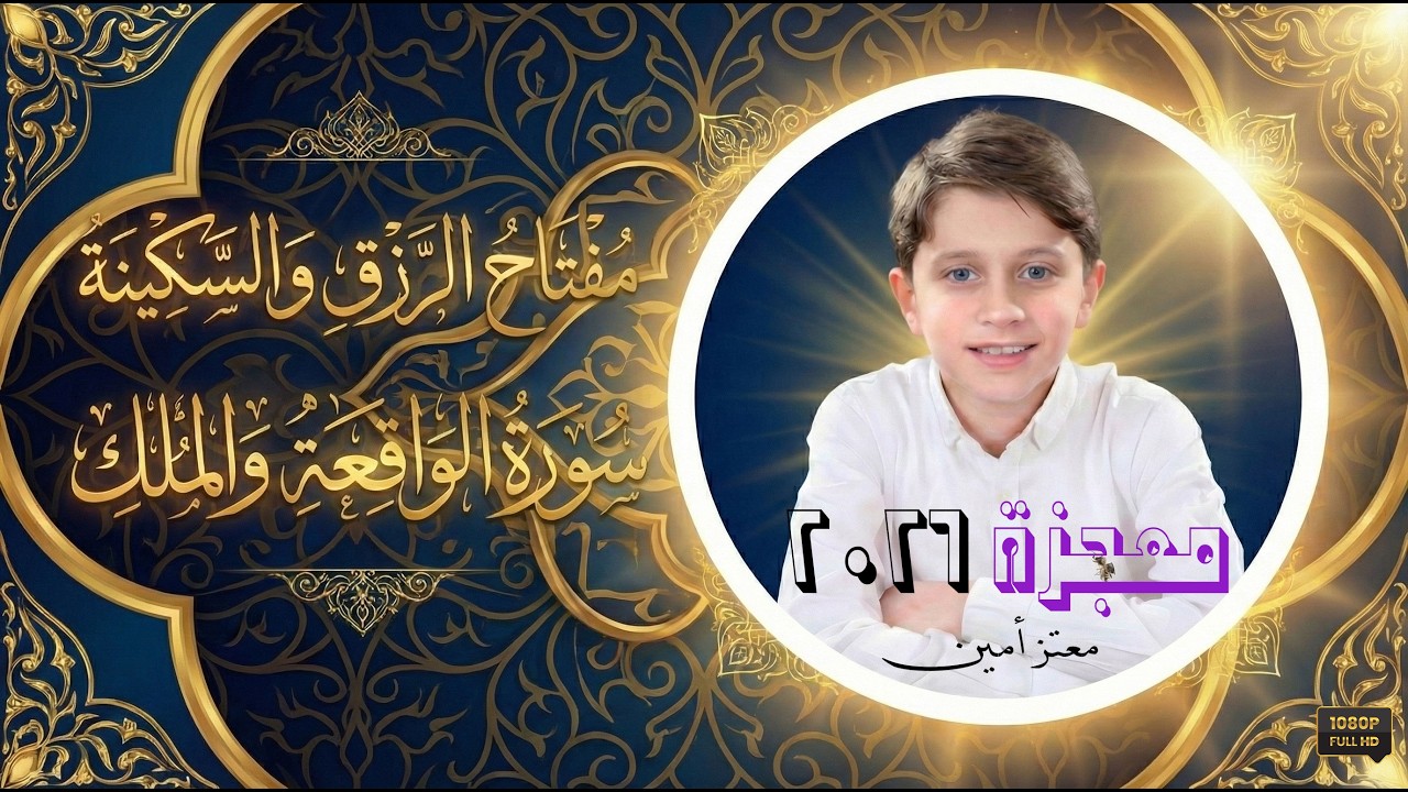 ✨ مفتاح الرزق والسكينة: سورة الواقعة والملك بصوت يريح القلب