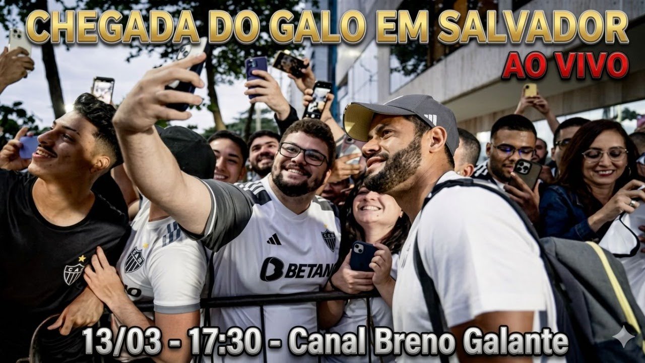 🔴AO VIVO DE SALVADOR🔴CHEGADA DO ATLÉTICO NO HOTEL