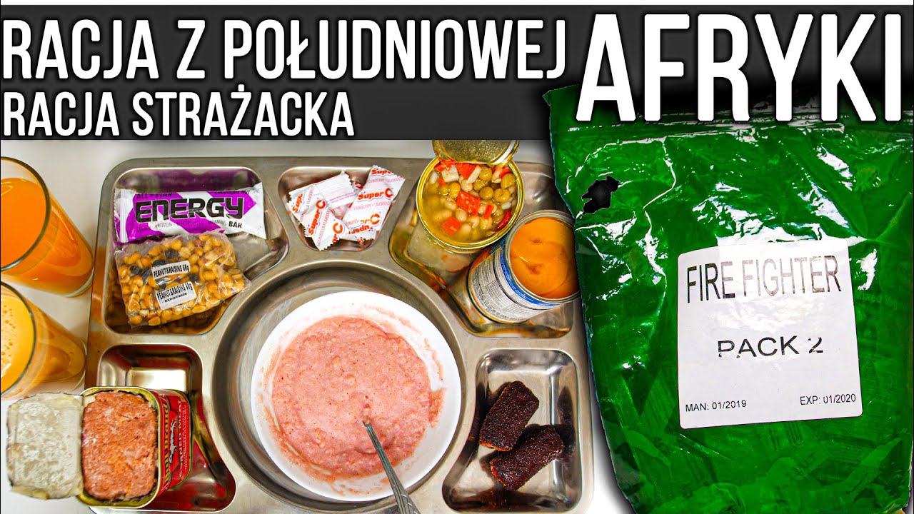 RACJA Z POŁUDNIOWEJ AFRYKI - Racja Strażacka  | Test, recenzja, unboxing #71