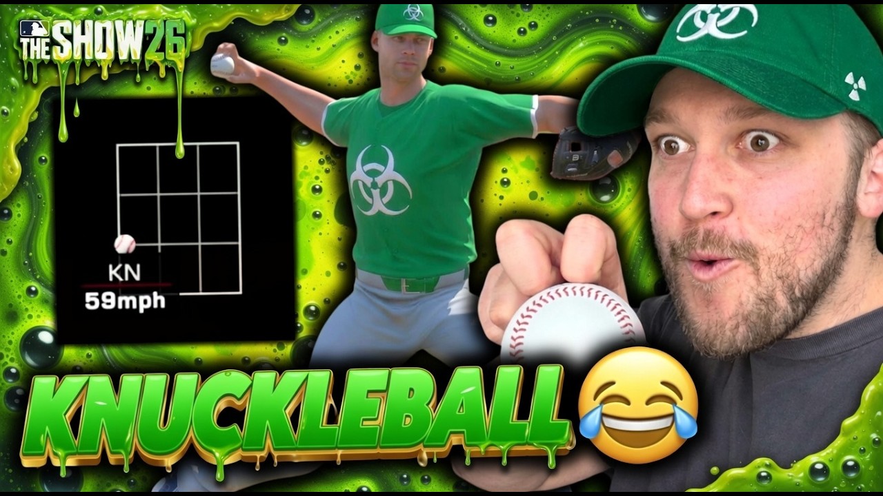 Я нашел секретного игрока, использующего бросок «наклбол» в MLB The Show 26.