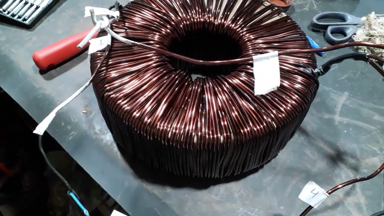 Toroide 3kw o teste de fogo