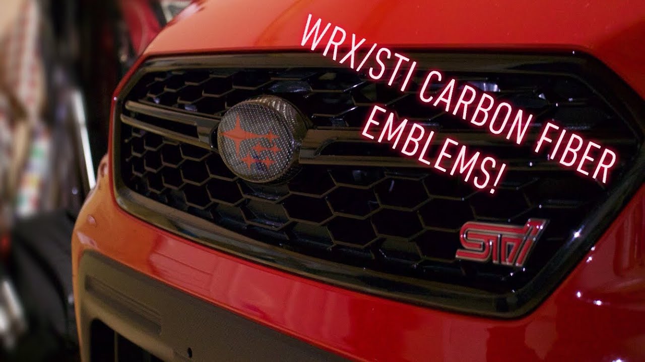2019 WRX/STI Carbon Fiber Emblems Install! (Subispeed)