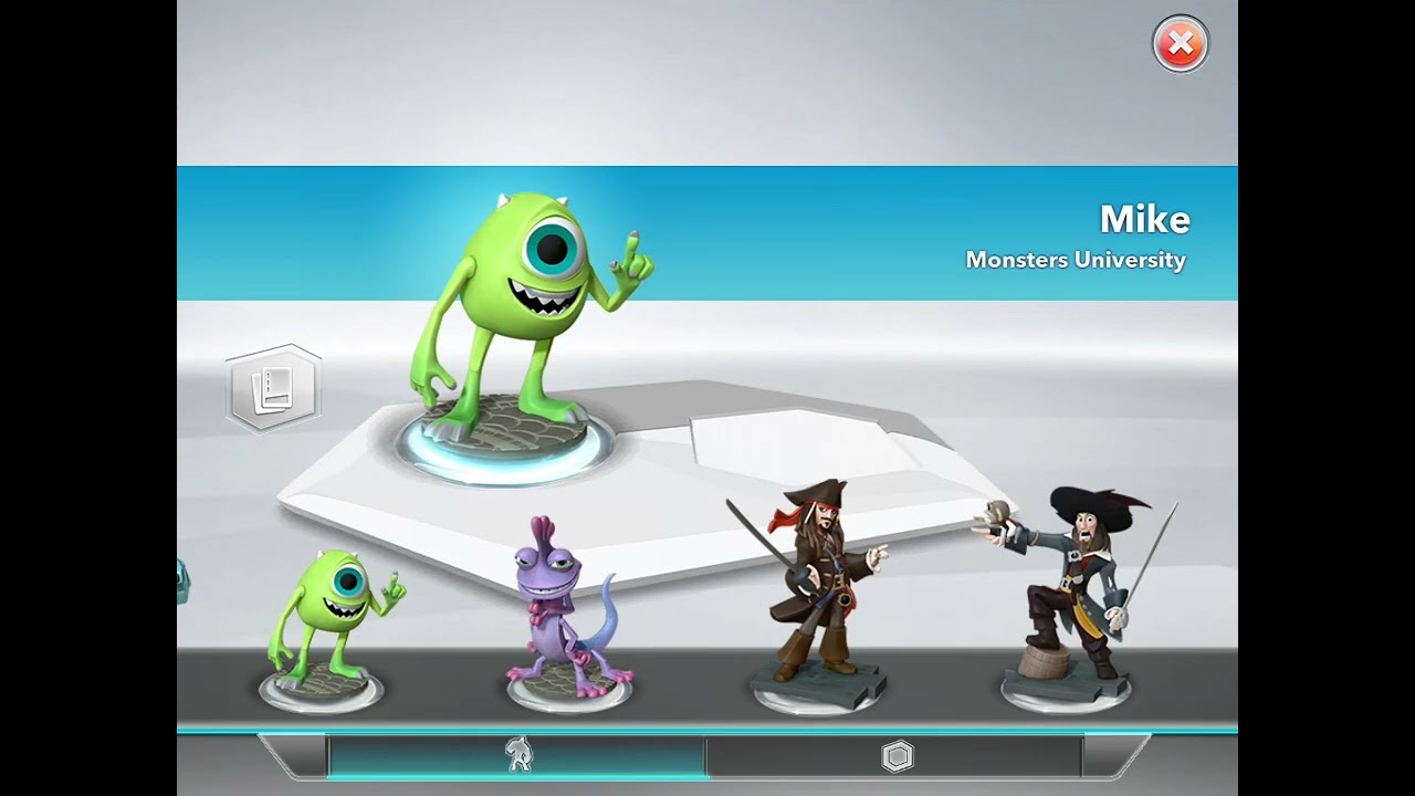 Disney Infinity Toy Box on iPad - every character unlocked (video by @Creelipop)
