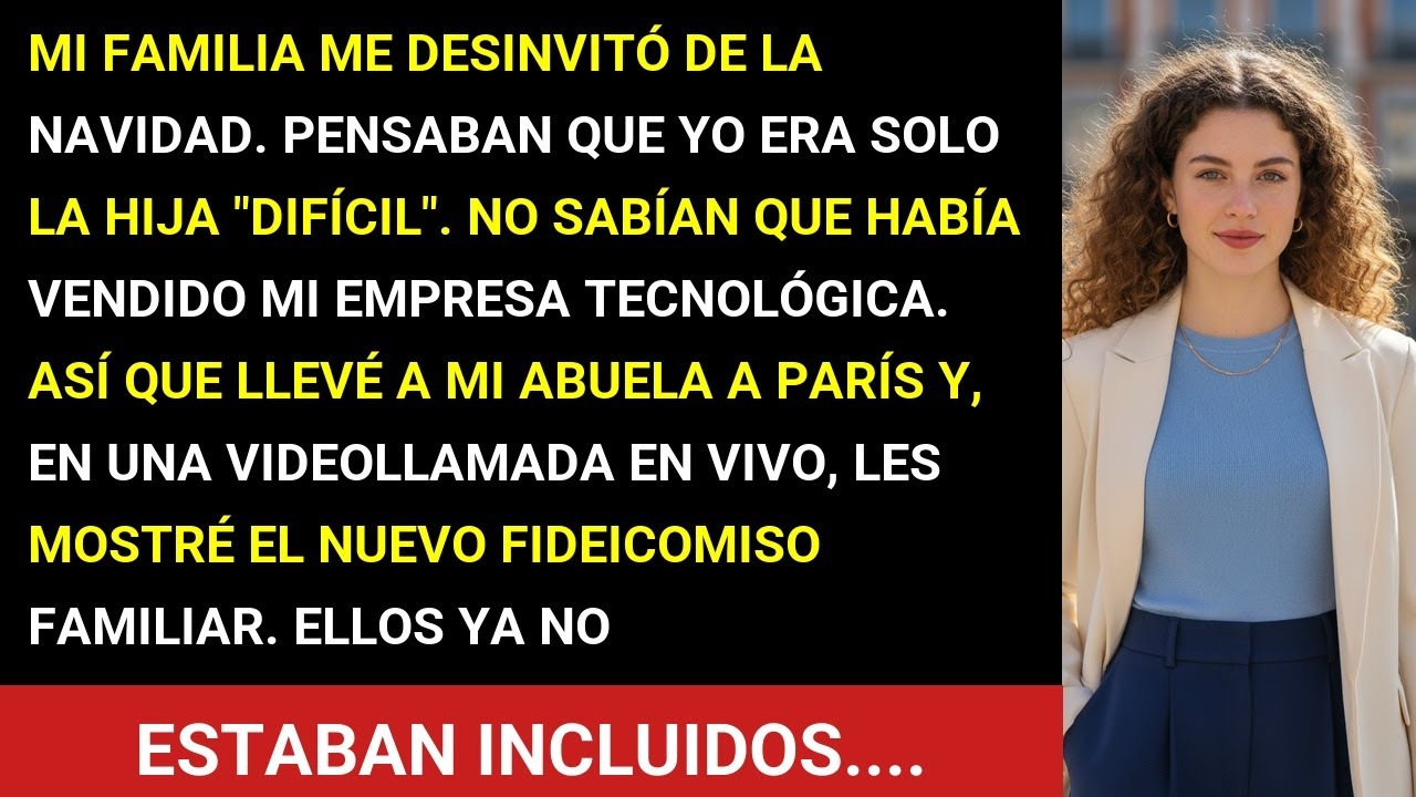 No Me Invitaron a la Navidad Familiar. Así que Llevé a la Abuela a París en Primera Clase...