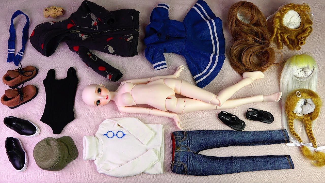 구체관절인형 다락 세미 개봉후기Ball Jointed Doll Darak SEMY Box opening/dress up dollかわいい球体関節人形Doll Dress Up asmr