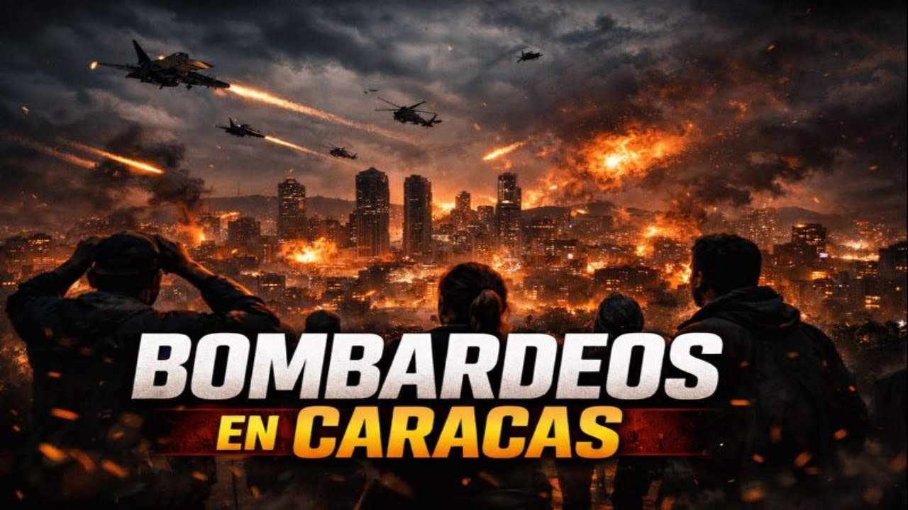 Ataque nocturno: bases militares sacudidas en Caracas