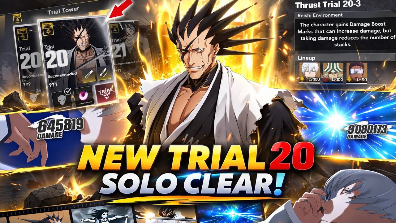 Thrust Trial 20-3, Gin vs Zaraki. #bleach #bankai #gin #kenpachizaraki #bleachsoulresonance 