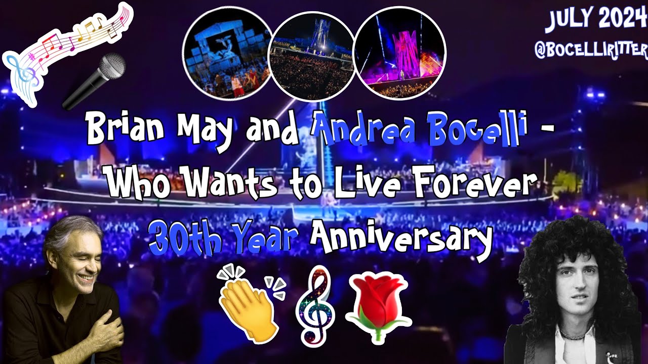 @BrianMay and @AndreaBocelli - Who Wants to Live Forever #music #song  #journey@BOCELLIRITTER