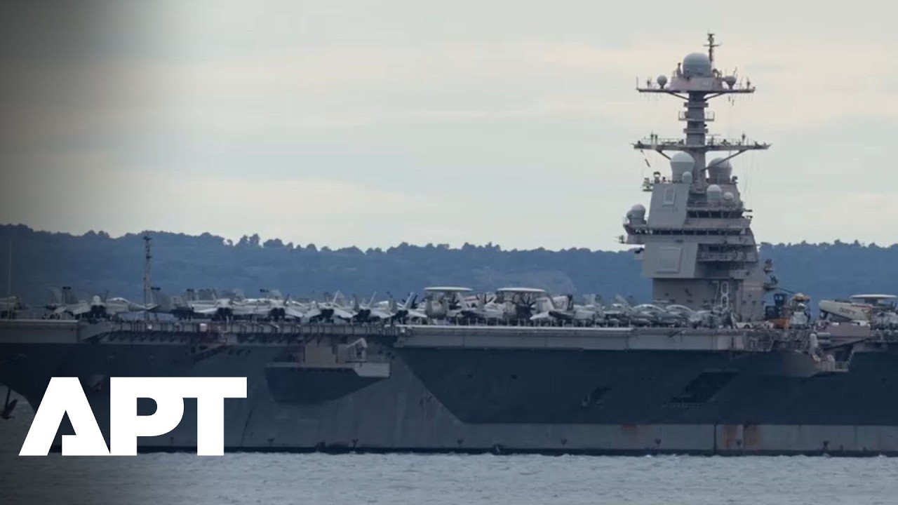 WATCH | USS Gerald R. Ford Docks in Croatia for Repairs | APT