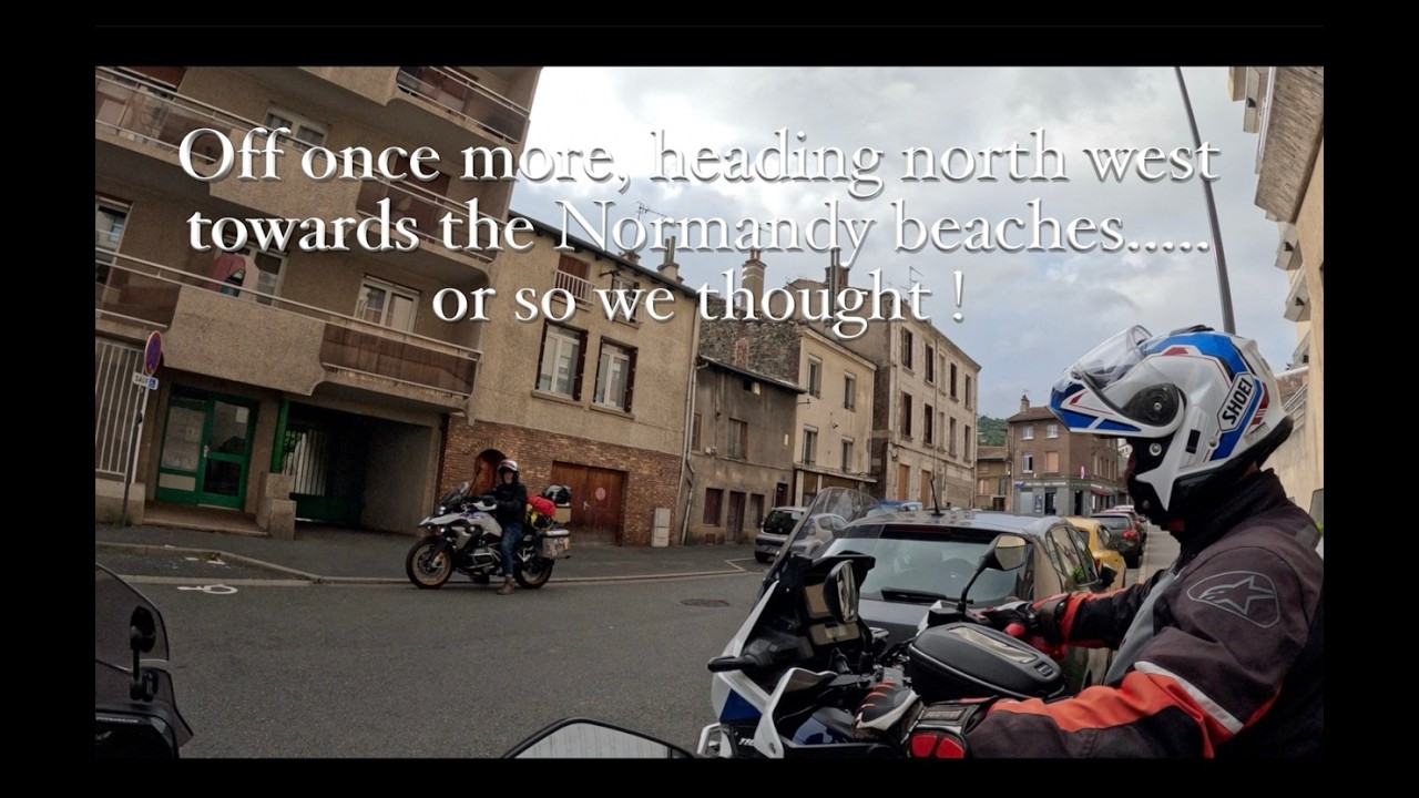 Motorcycle Tour Ireland to France Italy 2025 Ep 14  ST ÉTIENNE TO NORMANDY BUT REROUTED TO LIMOGES