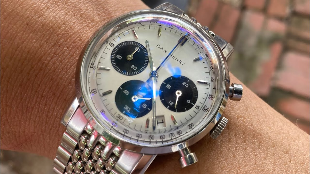 [LẠ MẮT] DAN HENRY 1964 GRAN TURISMO CHRONOGRAPH PANDA | 0934483679