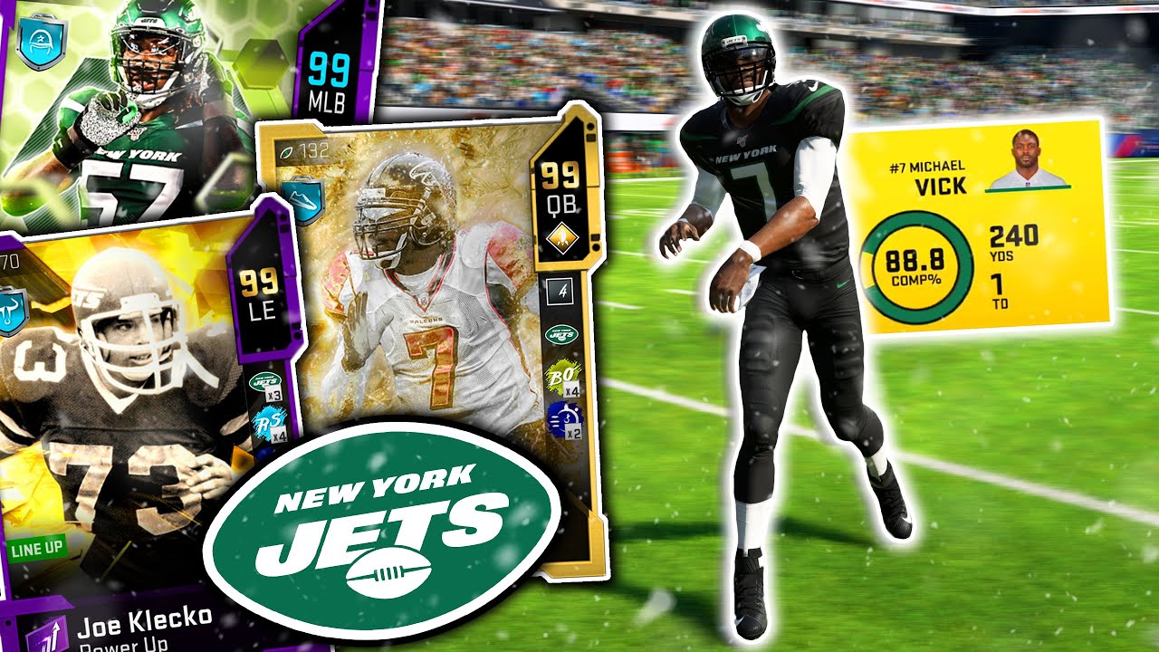 Vick Throws Nothing but DOTS VS Sweaty Viewer - Madden 20 Ultimate Team Jets Theme Team Gameplay