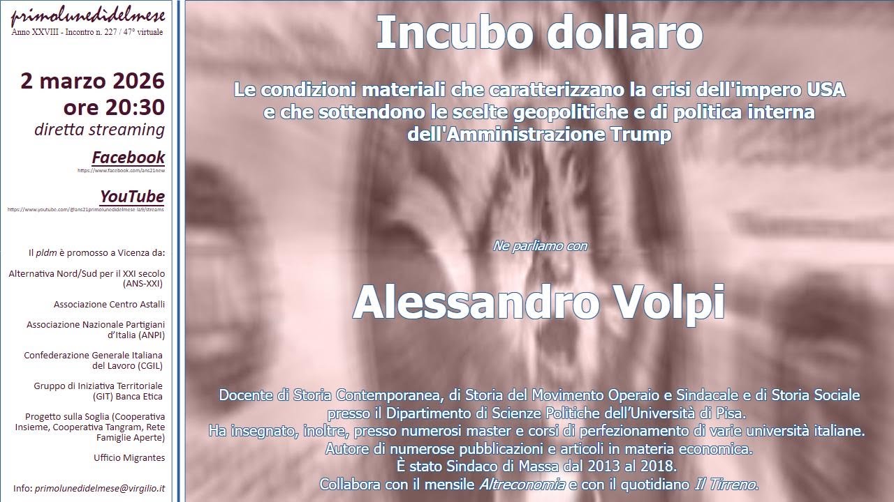 02/03/2026, primolunedìdelmese - Incubo dollaro - Alessandro Volpi