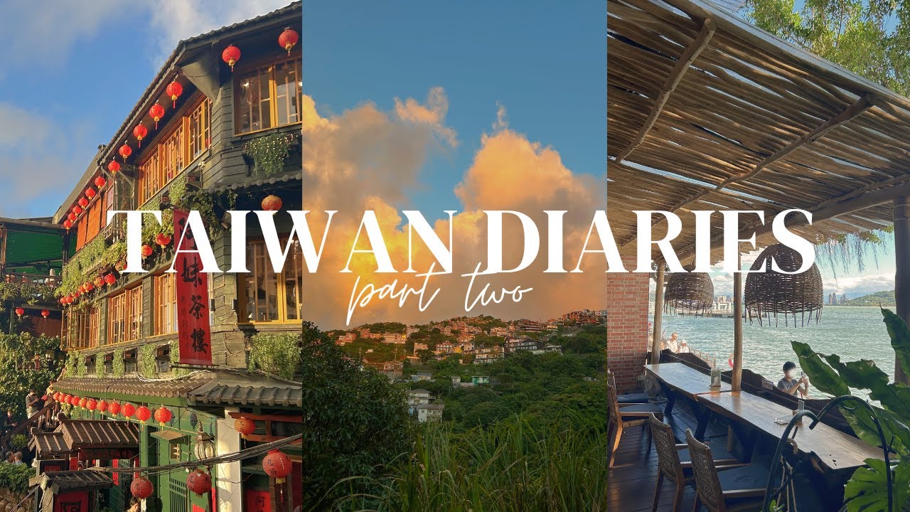 Taiwan Vlog (6D5N Taipei) Pt 2 | Waterfront Cafe, Jiufen, Shifen, Tamsui, Shilin Night Market