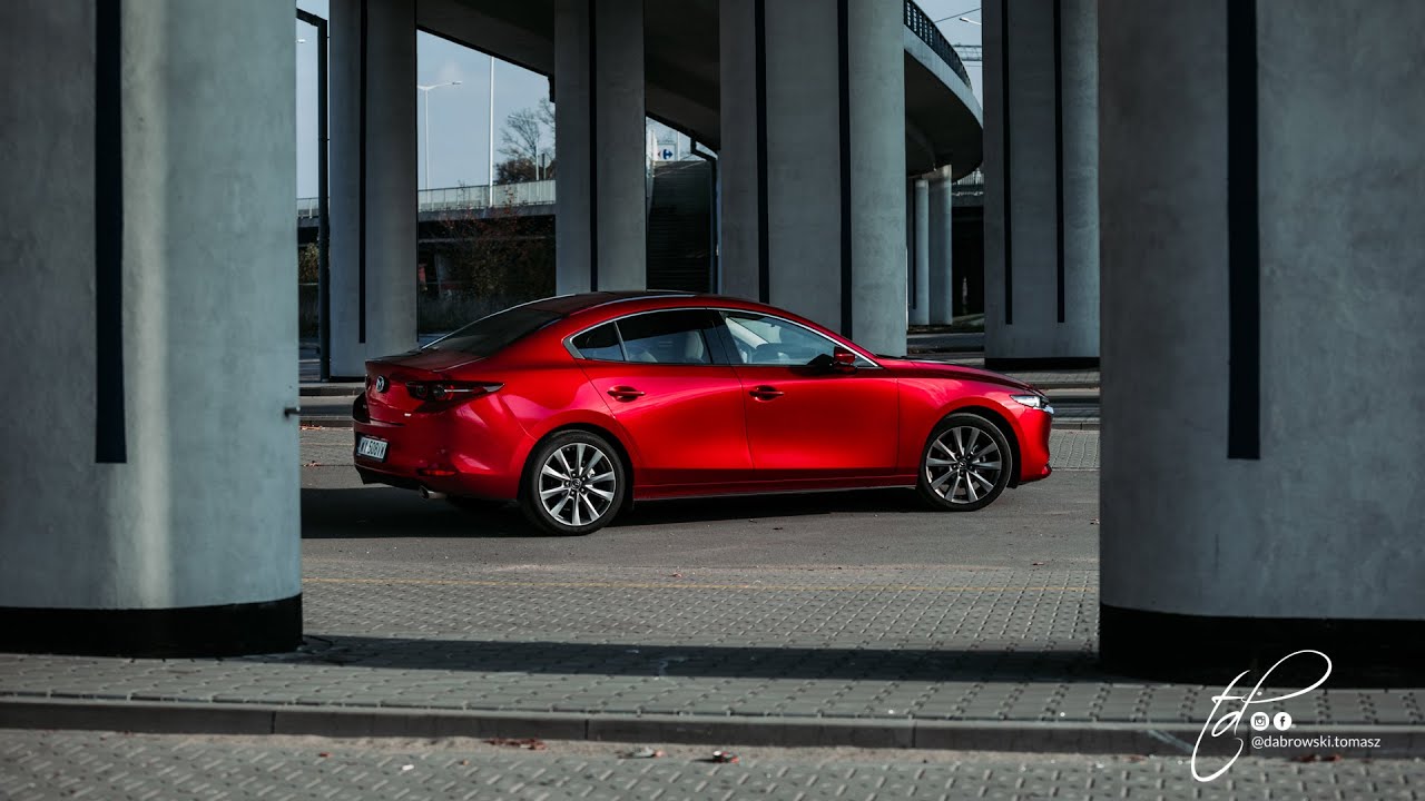 Mazda 3 sedan Skyactiv X test w Polsce PL Pertyn Ględzi