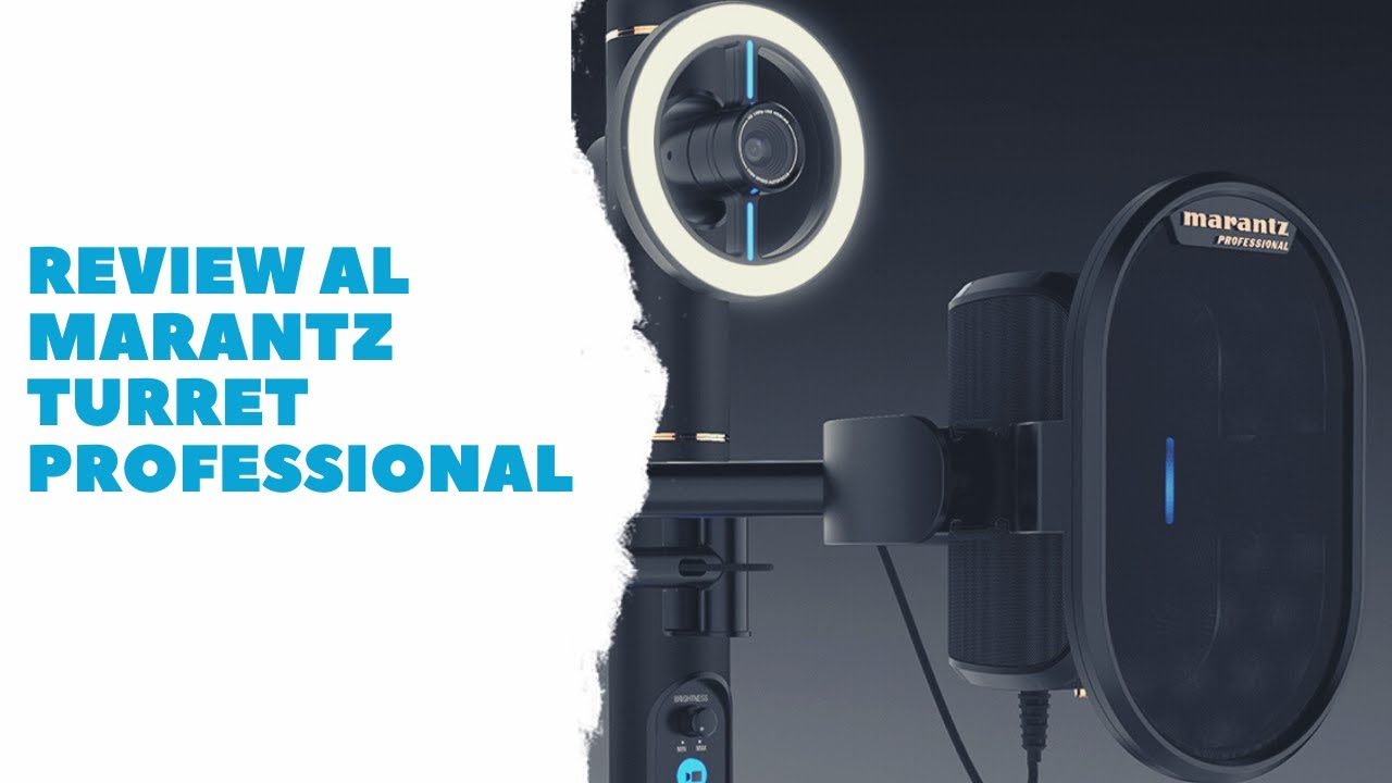 TODO EN UNO: MICROFONO, CÁMARA Y LUZ - Marantz Turret Review ✅