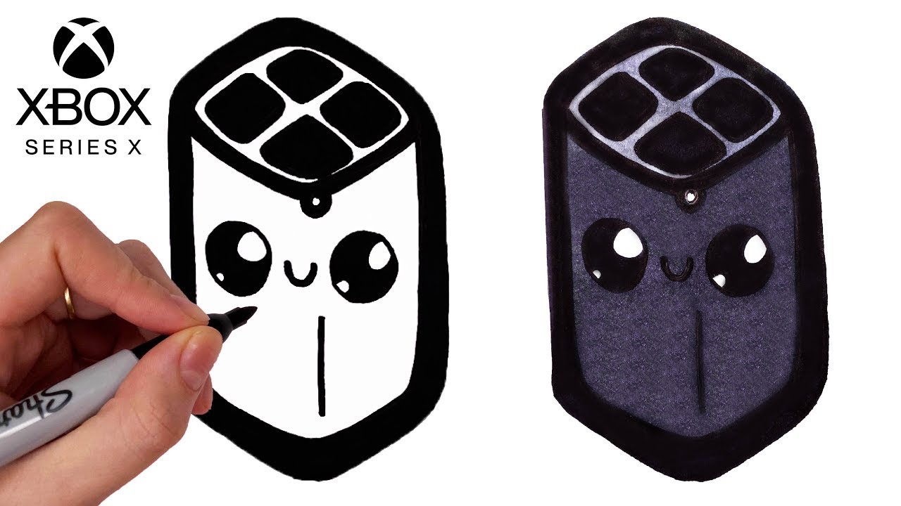 Comment Dessiner Une Xbox Series X Facile Mignon Kawaii