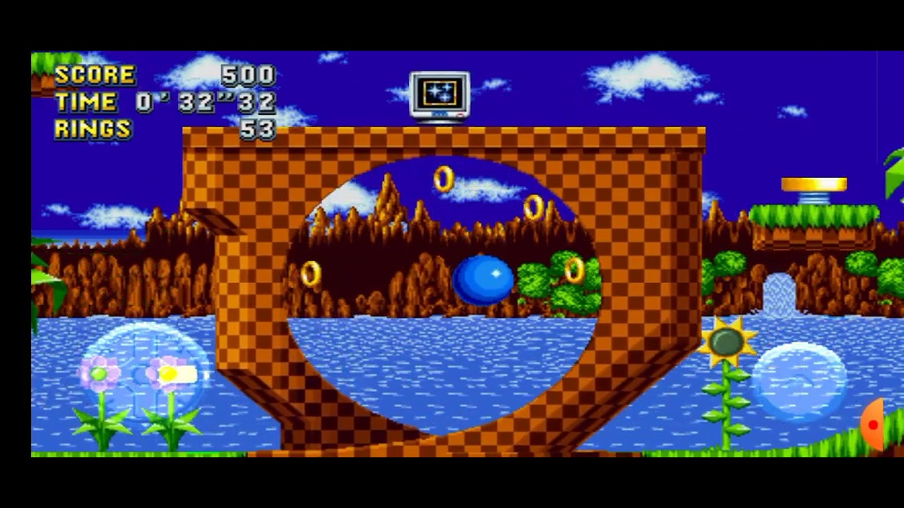 sonic mania Android gameplay green hill
