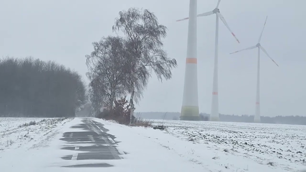 Schneesturm in Niedersachsen Bassum  09.01.2026 