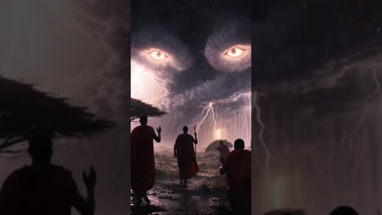 The sky god of East Africa still watches… and when the rain falls, Enkai is speaking. 🌧️