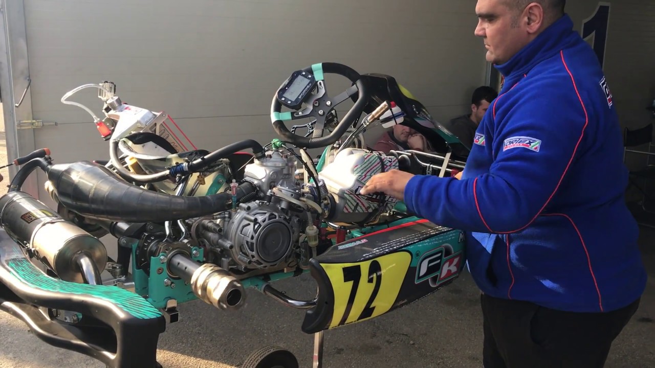Warm up engine Vortex, WSK Super Master Series Round 4, Sarno