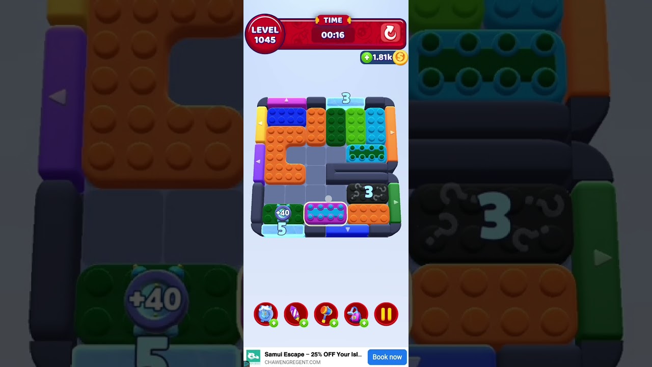 Colour Block Jam Level 1045
