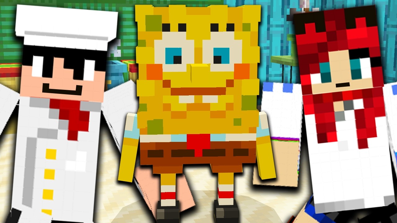 Segítsünk Spongyabobnak! Csiguszt MEGTÁMADTÁK! 🥺- Minecraft Spongebob Addon  -  1.rész - w/Immu