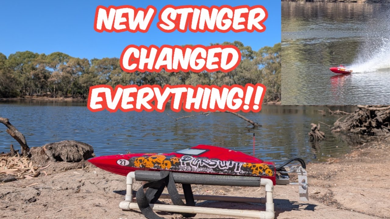 Pursuit rc boat with the best parts RCBB has to offer on 6s, We can't believe how fast it is!