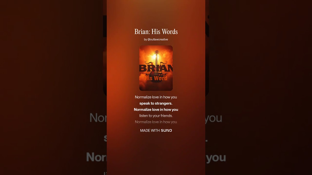 Brian: His Words - Volume 1