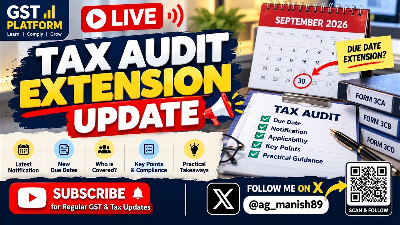 TAX AUDIT DUE DATE EXTENSION