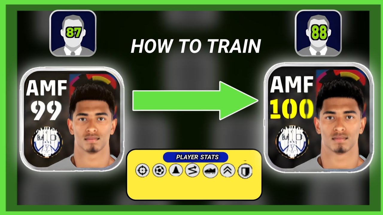 Turn Jude Bellingham from👶 99 to 100 🤯 in eFootball with this Progression Points || @Footballreboot