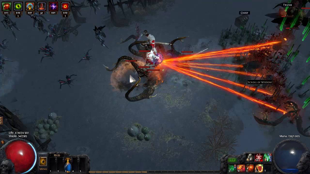 Soulthirst + mana flask + temp chains