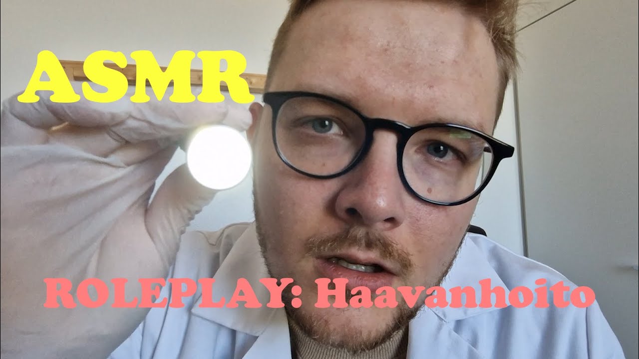 ASMR SUOMI 🩹 ROLEPLAY: Kasvohaavanhoito / Personal attention / Visual triggers